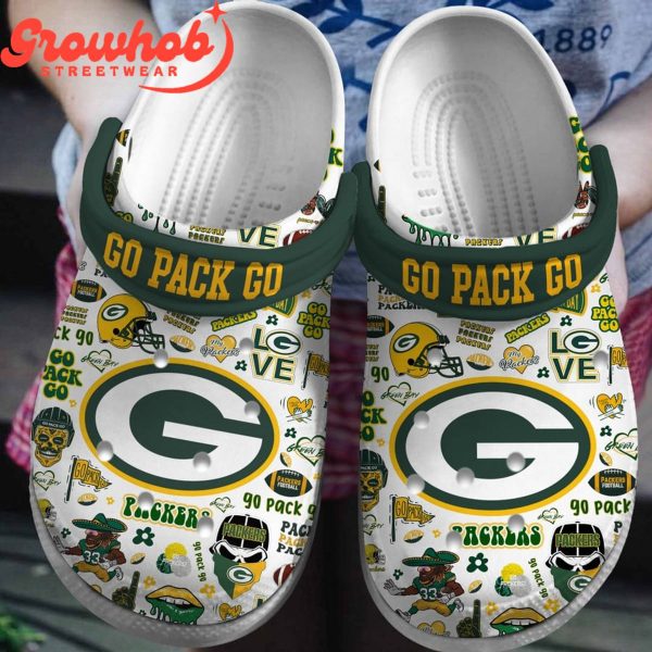 Green Bay Packers Love Football Crocs Clogs