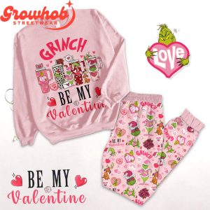Grinch Cancel Valentine’s Day Fleece Pajamas Set
