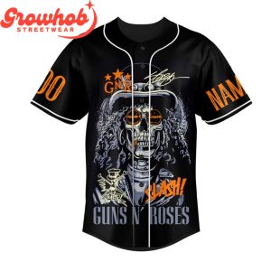 Guns N’Rose Slash Fan Personalized Baseball Jersey
