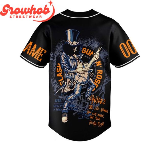 Guns N’Rose Slash Fan Personalized Baseball Jersey