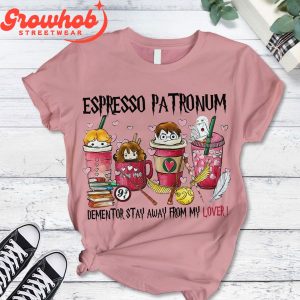 Harry Potter True Fan Coffee Fleece Pajamas Set Pink
