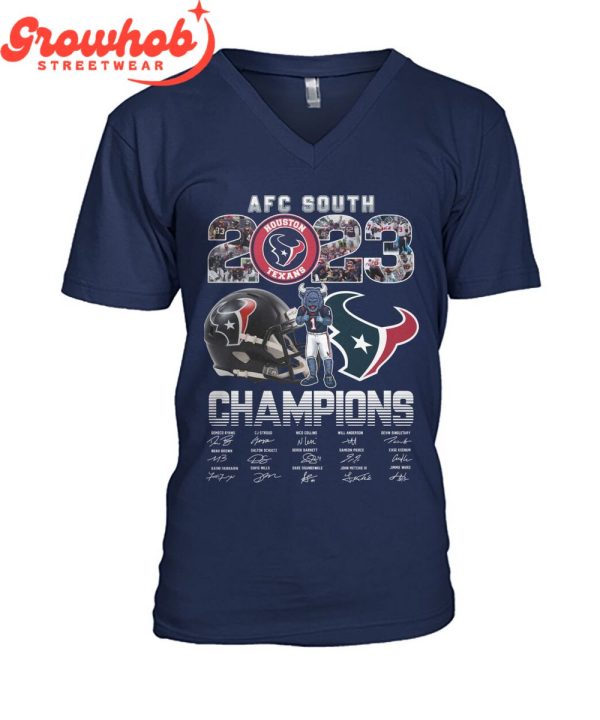 Houston Texans 2023 AFC South Division Champions T-Shirt
