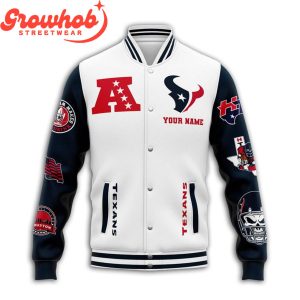 Houston Texans Football 2002 Fan Personalized Baseball Jacket