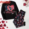 Grinch Cancel Valentine’s Day Fleece Pajamas Set Long Sleeve