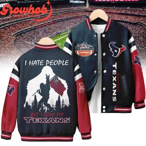 Houston Texans Fan Sport Baseball Jacket