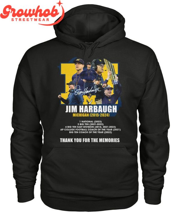 Jim Harbaugh Michigan Wolverines Coach Thank You T-Shirt