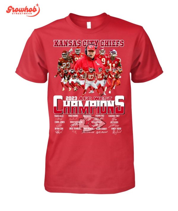 Kansas City Chiefs 2023 AFC West Champions T-Shirt