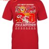 Kansas City Chiefs 2023 AFC West Division Champions FanT-Shirt
