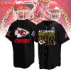 Kansas City Chiefs NFL Conference Champions Baseball Jersey Red