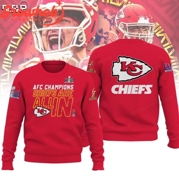 Kansas City Chiefs 2024 Super Bowl Hoodie Shirts Red