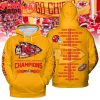 Kansas City Chiefs American Football Conference Champions Hoodie Shirts Red