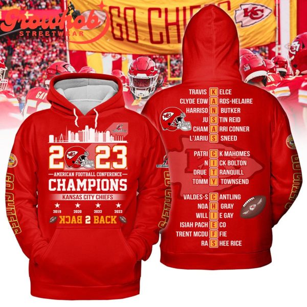 Kansas City Chiefs American Football Conference Champs Hoodie Shirts Red