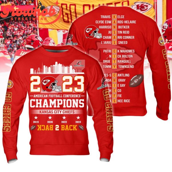Kansas City Chiefs American Football Conference Champs Hoodie Shirts Red