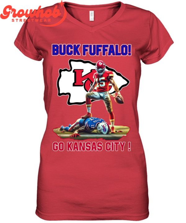 Kansas City Chiefs Buck Fuffalo Go Chiefs T-Shirt