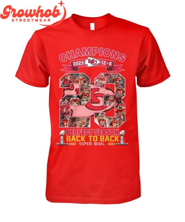 Kansas City Chiefs Champions Perfect Season T-Shirt