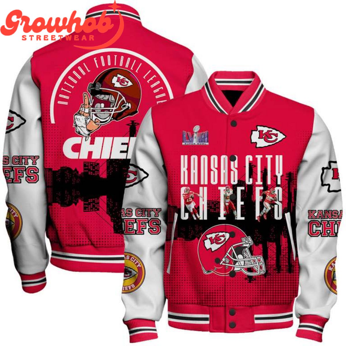Kansas City Chiefs NFL Conference Champions Baseball Jacket