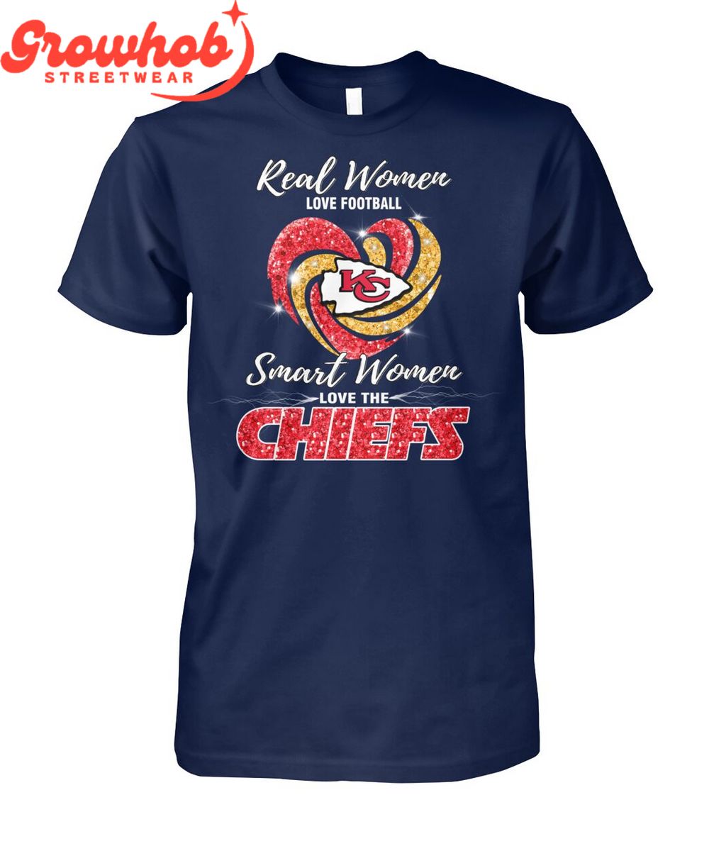Kansas City Chiefs Smart Women Love Chiefs T-Shirt