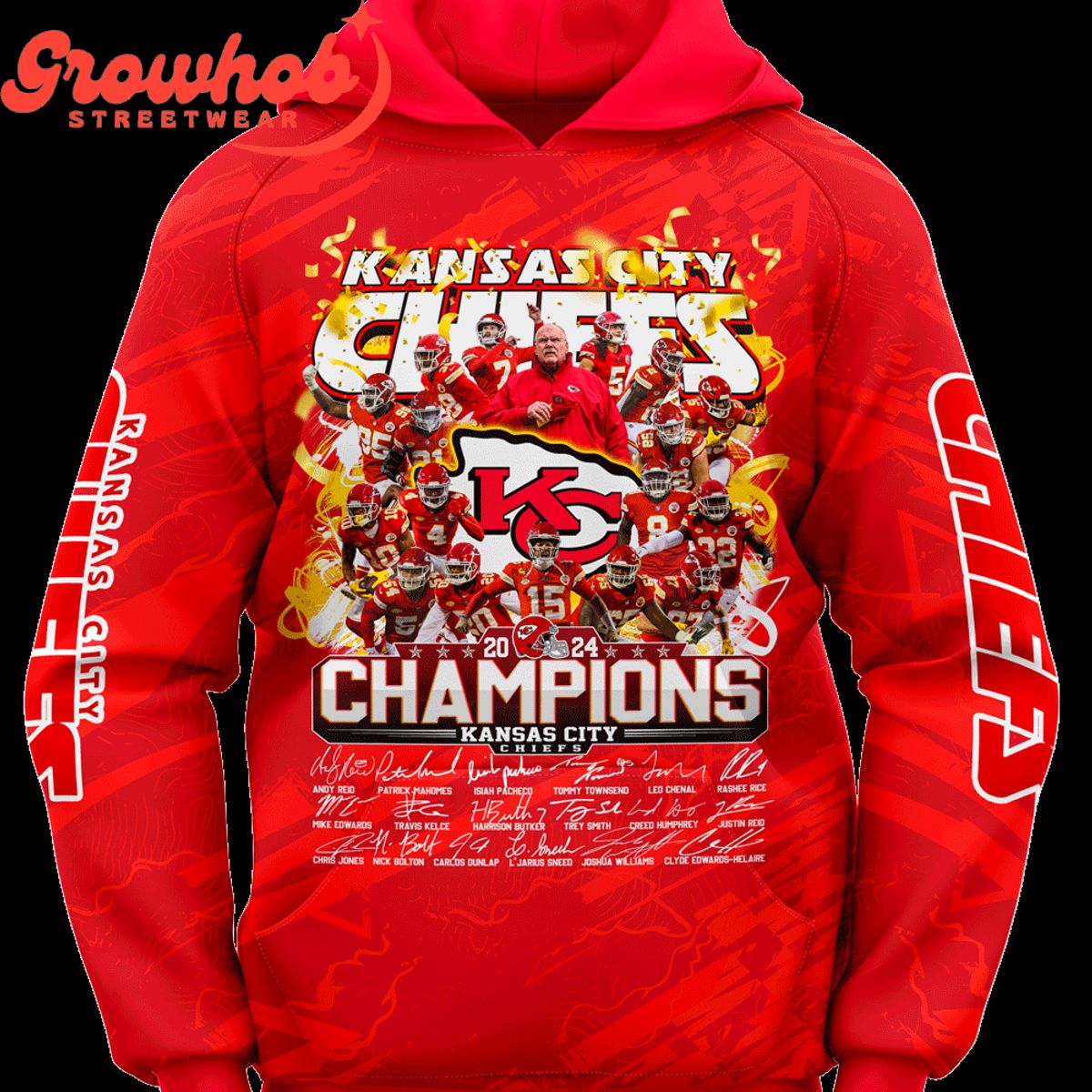 Kansas City Chiefs The Champions Of 2024 Fan Hoodie Shirts