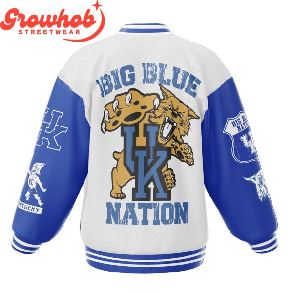 Kentucky Wildcats Big Blue Nation Baseball Jacket