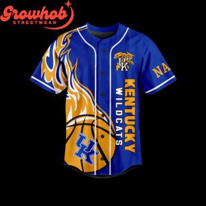 Kentucky Wildcats Big Blue Nation Personalized Baseball Jersey