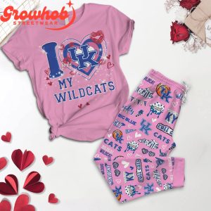 Kentucky Wildcats Go Big Blue Polyester Pajamas Set