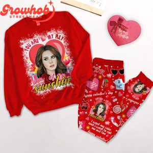 Lana Del Rey Valentine Fleece Pajamas Set