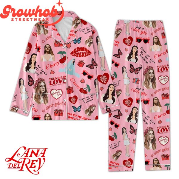 Lana Del Rey Valentine Polyester Pajamas Set