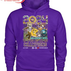 LSU Tigers Champions 2024 Reliaquest Bowl Proud T-Shirt