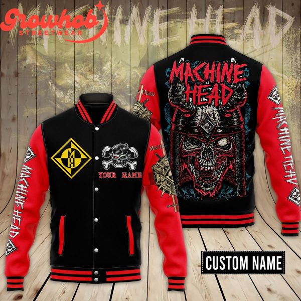 Machine Head Band Fan Personalized Baseball Jacket