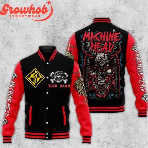 Machine Head Band Fan Personalized Baseball Jacket