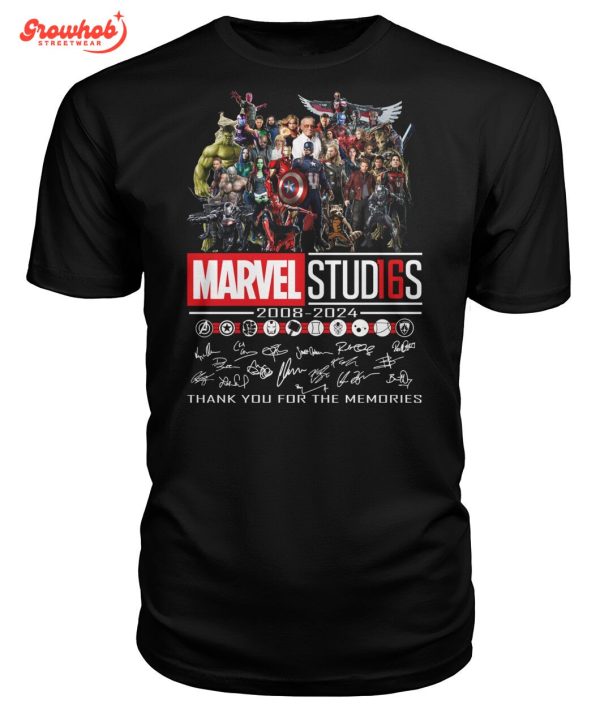 Marvel Studio 16 Years Of The Memories 2008-2024 T-Shirt