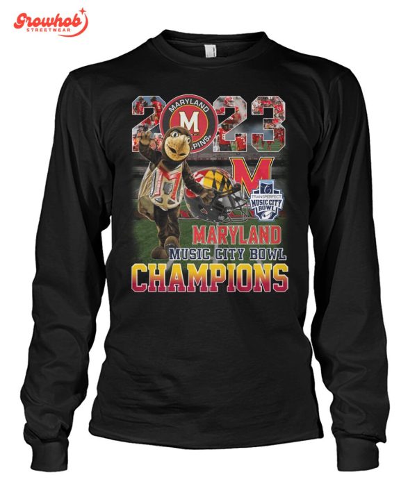 Maryland Terrapins Music City Bowl Champions 2023 T-Shirt