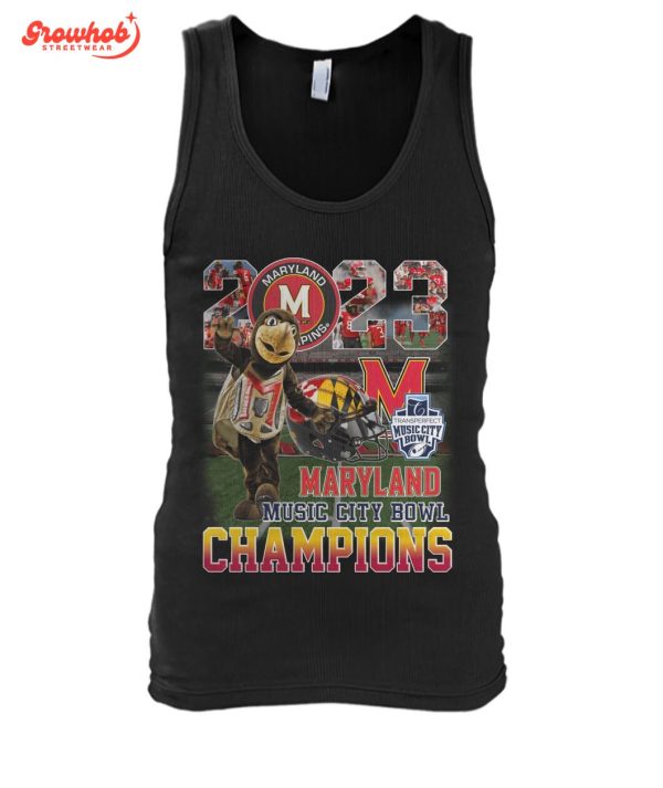 Maryland Terrapins Music City Bowl Champions 2023 T-Shirt