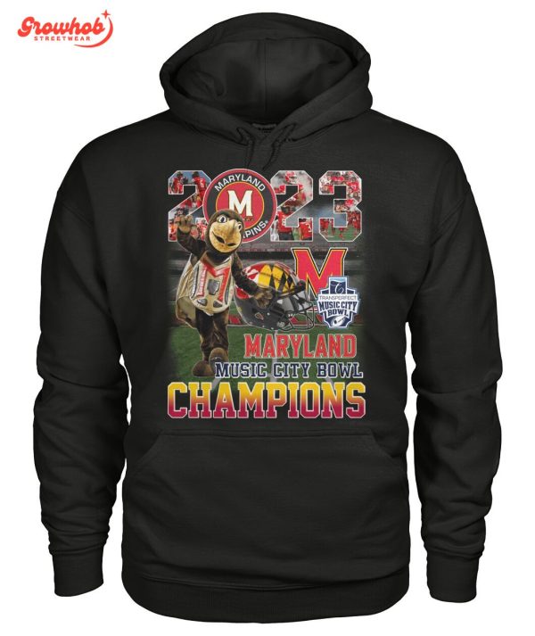 Maryland Terrapins Music City Bowl Champions 2023 T-Shirt