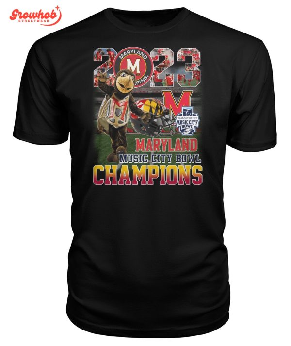 Maryland Terrapins Music City Bowl Champions 2023 T-Shirt