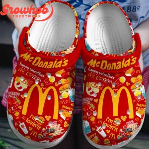 McDonald Food Valentine Crocs Clogs