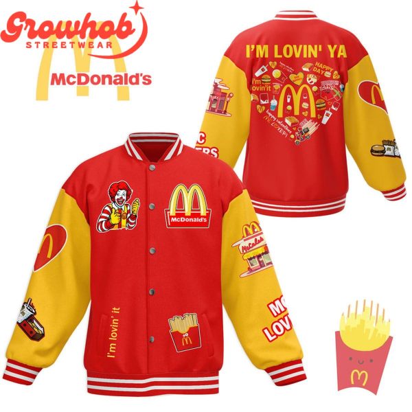 McDonald Valentine Lovin’ Ya Baseball Jacket