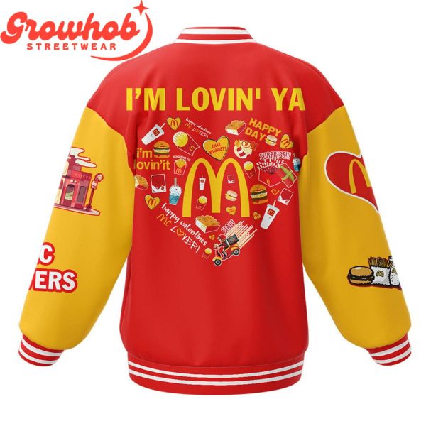 McDonald Valentine Lovin’ Ya Baseball Jacket
