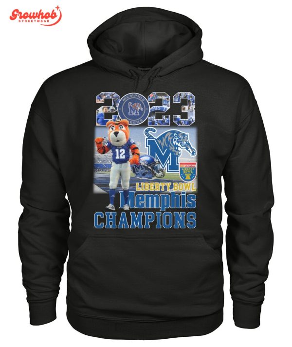 Memphis Tigers Liberty Bowl Classic Champions 2023  Fan T-Shirt