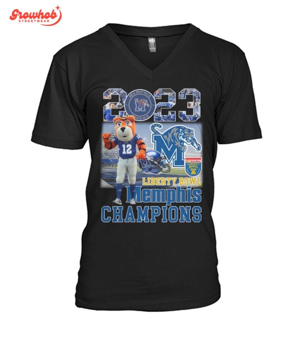 Memphis Tigers Liberty Bowl Classic Champions 2023  Fan T-Shirt