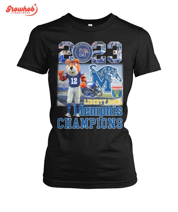 Memphis Tigers Liberty Bowl Classic Champions 2023  Fan T-Shirt