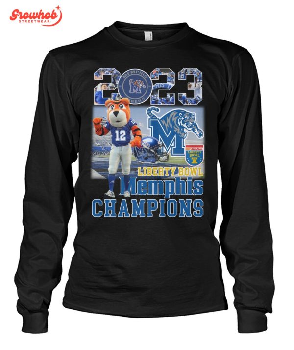 Memphis Tigers Liberty Bowl Classic Champions 2023  Fan T-Shirt