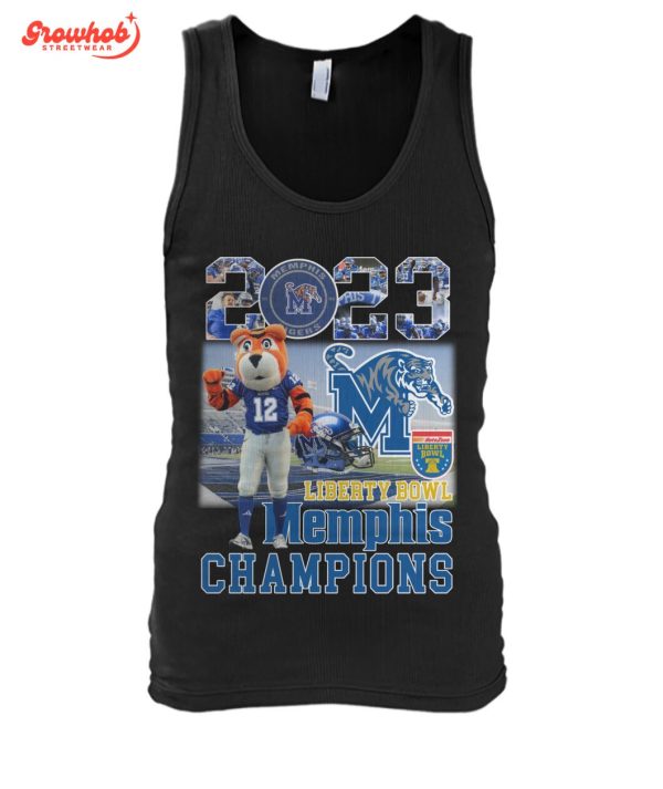 Memphis Tigers Liberty Bowl Classic Champions 2023  Fan T-Shirt