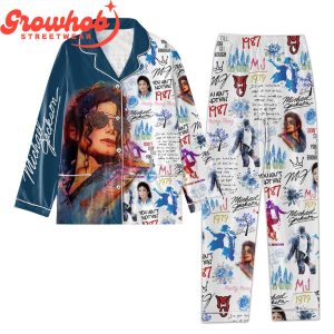 Michael Jackson Valentine White Design Polyester Pajamas Set