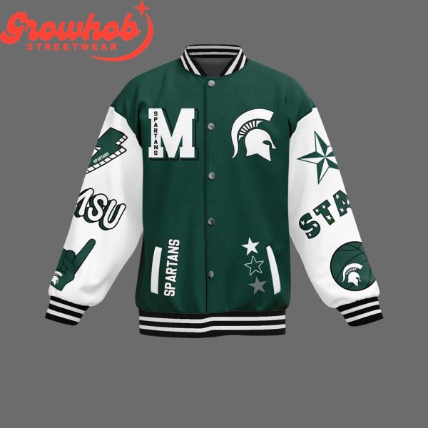 Michigan State Spartans Go Sparty Baseball Jacket