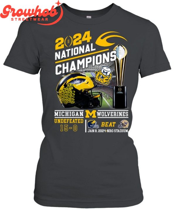 Michigan Wolverines 2024 National Champions Go Blue T-Shirt