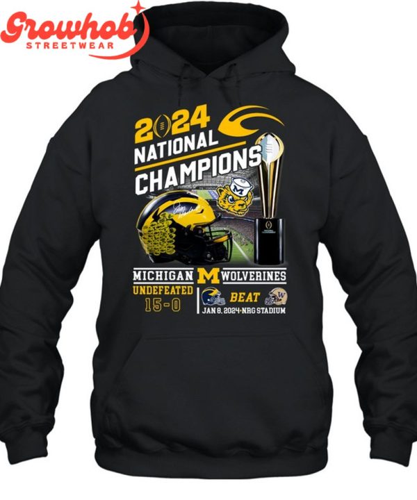 Michigan Wolverines 2024 National Champions Go Blue T-Shirt