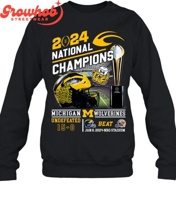 Michigan Wolverines 2024 National Champions Go Blue T-Shirt