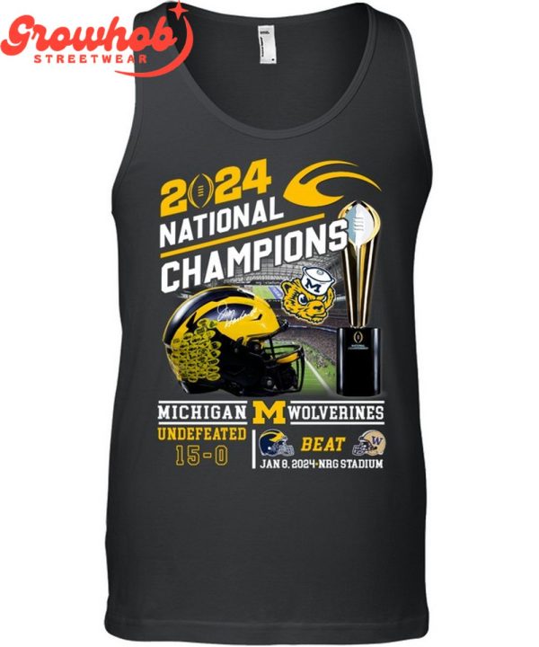 Michigan Wolverines 2024 National Champions Go Blue T-Shirt