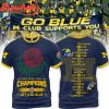 Michigan Wolverines 2024 Rose Bowl Champions Hoodie Shirts Yellow